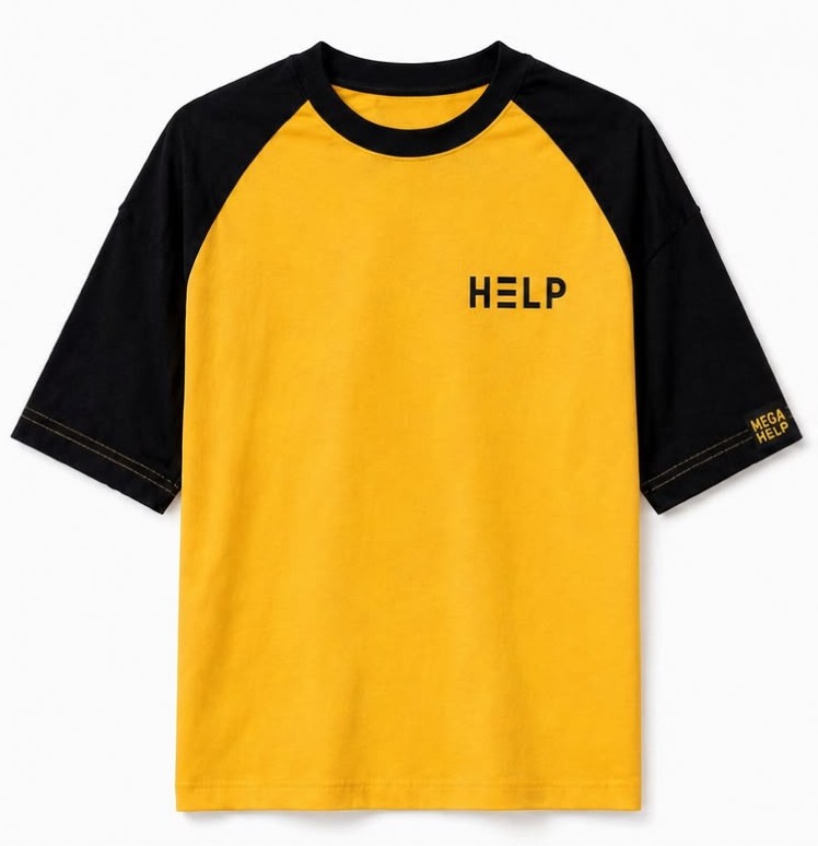 PLAYERA MEGA HELP 2026 (OVERSIZE)