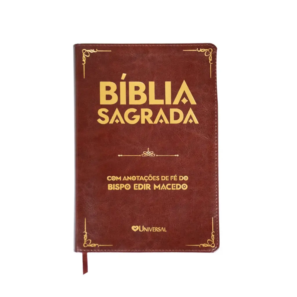 Santa Biblia con notas de fe del obispo Edir Macedo